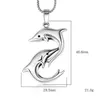 Pendentif Colliers Punk Hip Hop En Acier Inoxydable 316L Dauphin Collier Pour Hommes Femmes Mignon Animal Bijoux Petit Ami GiftPendant Heal22