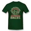 Vintage Motorrad Totenkopf T-Shirt Alle Männer sind gleich geschaffen, dann werden einige Biker Sommer Motorrad Tops T-Shirts 220411