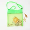 Kids Mesh Beach Shell Bags Single Handle Seashell Storagebags Children Playing Funny Bag Seaside Shells Collecting Handbag 10 Styles