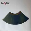 Woman skirt BaQGW Dazzor Reflection Summer Women Above Knee Mini Skirts Sexy Club Party Solid Zipper Fashion Trendy Dance High Street T220819