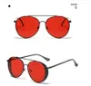 Tasarımcı Güneş Gözlüğü Kıvrımlı Erkekler Kadınlar Brin Brin Metal Vintage Gözlük Stil Kare Çerçevesiz UV 400 Lens Kutusu olmadan