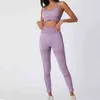 Piece Women Yoga Set Seamless Fitness Summer Gym Clothing Shorts Workout Crop Top Sports Shirt High midje Leggings J220706