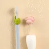 1 페어 모양 키 체인 벽 후크 이동식 클립 세척 홀더 3D 애니메이션 벽 스티커 도어 홈 장식 후크 바겐 세일 220527