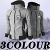 2022new hommes automne et hiver Jott sweats chaud coupe-vent homme veste Double fermeture éclair mode à capuche Sport vêtements S-4xl