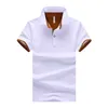 Hombres Polos Camisas de manga corta Transpirable Hombre Algodón Camiseta Marca Jerseys Verano Turn Down Mens Sportswear Polo Tops Plus Tamaño 220615