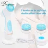 Rechargeable Spin Visage Brosse Nettoyante Électrique Étanche Pores Du Visage Nettoyant Exfoliant Lavage En Profondeur Massage Soins De La Peau220429