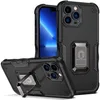 Obudowy telefonu komórkowego Kreatywne magnetyczne uchwyt samochodu magnetycznego PRETBABLE Kickstand Case Telefon dla Apple iPhone 11 12 13 Pro Max Cover