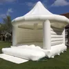 Tappetini bianchi giganti 5x4m Matrimonio gonfiabile che salta casa gonfiabile castello Party Princess Weddings Trampolino che rimbalza In vendita invia via nave 785 E3