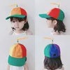 Kogelcaps bamboe libel Rainbow Sun Cap grappige avontuur papa hoed snapback helikopter propeller ontwerp voor kinderen jongens meisjes volwassenenb9985980