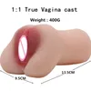 massaggiatore Hot Women y Gomma Masturbazione maschile Vagina Cup Man Masturbatore Artificiale Pussy Ass Toy