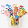 Sevimli çok renkli ahşap ıslık çocuklar doğum günü partisi iyilikler dekorasyon bebek duş noice yapım oyuncakları goody çantalar pinata hediyeler
