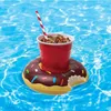 Porte-gobelet gonflable en PVC, jouets de piscine, boissons en été, plage, sous-verres, jouet de bain pour bébé