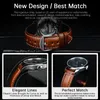 Bracelet de montre rétro en cuir véritable, cire d'huile, en cuir de vache, ceinture 18 20 22 24mm, pour femmes et hommes, bracelet intelligent marron, 220507