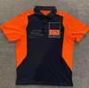 Traje polo de carreras de Fórmula Uno F1, novedad de verano, camiseta de manga corta del equipo con la misma costumbre