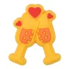Schoenonderdelen accessoires 2023 Sweet Romantic Valentine Day Charmsbad Bunny PVC Croc Decoration Charms Movie
