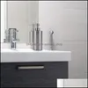 Dispenser di sapone liquido Accessori per il bagno Bagno Casa Giardino Fl 304 Bottiglie per pompa per lozione per lavello da appoggio in acciaio inossidabile per cucina e 250