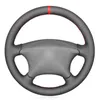 Pokrywa koła kierownicy czarna skórzana okładka samochodu do XSARA Picasso 2001-2010 Berlingo 2003-2008 C5 2001-2006 Partnersteering CoverSsteerings