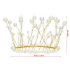 Wholesale Party Decoration Crown Cake Topper Birthday Pearl Tiara Wedding Baby Shower CCB15505