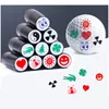 1PC Golf Ball Stamper Stamp Marker Impression Seal Quick-dry Plastic Multicolors Golf adis Accessories Symbol For Golfer Gift
