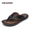 Dekabr ankomst sommarflip flops högkvalitativa strandsandaler nonslip manliga tofflor zapatos hombre casual skor män y200107 gai gai gai