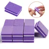 Nail Files 10pcs Double-sided Mini File Blocks Set Colorful Sandpaper Sponge Art Polishing Sanding Buffer Strips Manicure ToolsNail