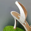 Sandals for women Custom made top quality leather High heel luxury designer Galactic Flower sandal Black Thrill Heels Pumps Women slidesbling bling slingback