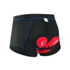 Upgrade Pantaloncini da ciclismo Intimo a rete 5D Gel Pad Antiurto Mutande MTB Bike 220721