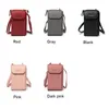 Nya Kvinnors Koreanska Vertikal Små Square Bag Fashion Multifunktionell Messenger Mobiltelefon Väska