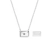 Pendentif Colliers À La Mode Enveloppe Lettre D'amour Couleur Argent Sur Le Cou Pour Les Femmes Cadeau De Fête Bijoux En Gros X6229Pendant