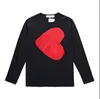 Gioca a felpe con cappuccio da uomo firmate moda pullover con stemma a cuore abbigliamento alla moda in cotone