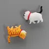 little cat fridge magnets Japanese kitten combination refrigerator souvenirs collection gifts cute animal yellow black white 220426