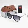 2021 Gafas de sol de moda Eyewear Gafas Sun diseñador Mens Cajas de marrón marrón marco de metal negro de 50 mm lentes para 227U