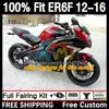 Впрыскивание плесени тел для Kawasaki Ninja 650R ER 6F ER-6F ER6 F 2012 2013 2014 2015 2016.