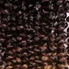 14 "Jerry Kıvırcık Paketler Sentetik Saç Ombre Dokuma Uzantıları Isıya Dayanıklı 2pcs/Pack Expo City 220610