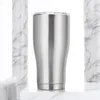 30 oz Stainless Steel Auto Glass Mug Waist Tumbler Double Wall Vacuum Insulated Beer Mug with Spill-Proof Lid