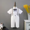 Clothing Sets Children's Formal Vest Boy Summer Wedding Party First Birthday Piano Performance Costume Kids Waistcoat Clothes A1385Cloth