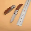 Nouveau 1381 Couteau pliant 8CR13MOV Drop Drop Drop Blade Poignée en bois de rose Couteaux de poche EDC