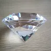 Dekorativa objekt Figurer 25mm-50mm 1 stycke Glass Crystal Diamonds Paperweight Facetted for Wedding Table Decoration