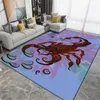 Carpets Scorpion Area Rug Large Rugs For Living Room Bedroom Bedside Decorative Doormat Kitchen Bathroom Non-slip Floor Mat GiftCarpets