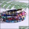 Link Cadeia Bracelets Jóias Bohemian Tornilhas para homens e mulheres 2pcs/conjunto de corda artesanal Bracelete descalço da praia na perna D Drop