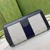 Unisex Genuine leather wallet clutch purse classic single zipper wallets long purse card holder with box dust bag2776
