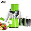 Vegetable Slicer Manual Kitchen Accessories Grater Vegetable Chopper 3 in 1 Round Cutter Potato Spiralizer Home Gadget Tool Item 220423