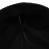 Berretti Trend Cappelli invernali per donna Stile francese Pu Baker's Boy Cappello Fresco Berretto da baseball Visiera nera Gorras CasquetteBerets