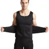 Men's Body Shapers Men's Sweat Sauna Vest Waist Trainer Shaper Neoprene Tank Top Compression Shirt Workout Fitness Back Support Gym Cors