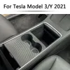 PVC Center Console Wrap Kit Pièces Autocollant Remplacement de texture en fibre de carbone pour Tesla Modèle 3 Y 2021 ACCESSOIRES AUTOMOBILES8270738