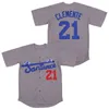 GlaNiK1 Santurce Crabbers Porto Rico Jersey 100% Cousu Film Baseball Maillots Noir Blanc Crème S-XXXL