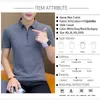 BROWON Moda S Shirts Verano Algodón Manga corta Urndown Collar Estilo coreano Hombres Camiseta 220623