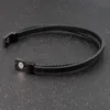 Bracelet en cuir pour hommes, Style de luxe spécial, combinaison d'épissure, trois couleurs, taille DIY, cadeau Surprise du nouvel an