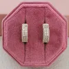 Hip Hop Vintage Jewelry Ear Cuff 925 Sterling Silver Pave White Sapphire Cz Diamond GemStones Party Fine Women Wedding Clip Earring för Lover Gift