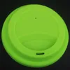 9cm Silicone Cup Lid Reusable Porcelain Coffee Mug Spill Proof Caps Milk Tea Cups Cover Seal Lids GWA13433